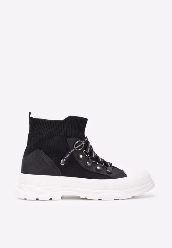 Sneakers high-top Delvina negri