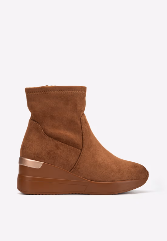 Sneakers cu platformă camel Torino