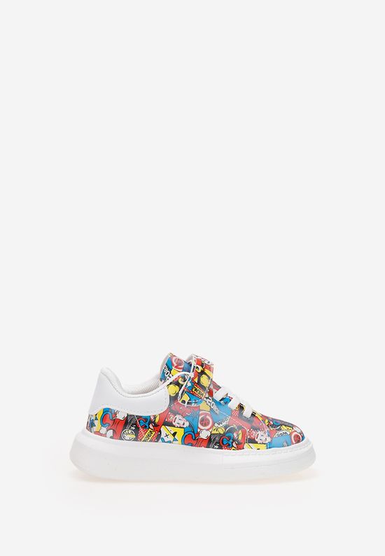 Baskets enfant multicolores Comics
