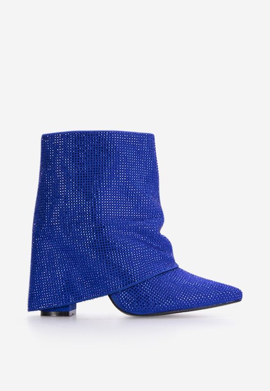 Botine dama albastre Domina