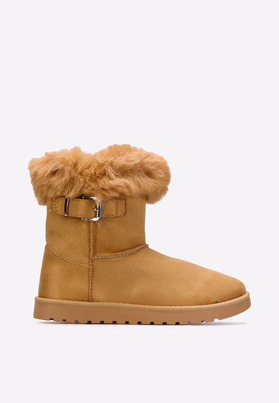 Cizme imblanite dama camel Cherina