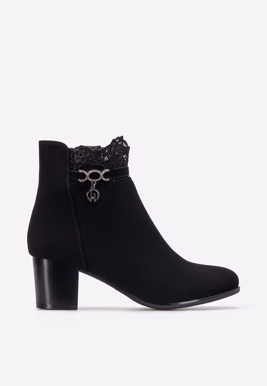 Tronchetti eleganti donna neri Cernia V2