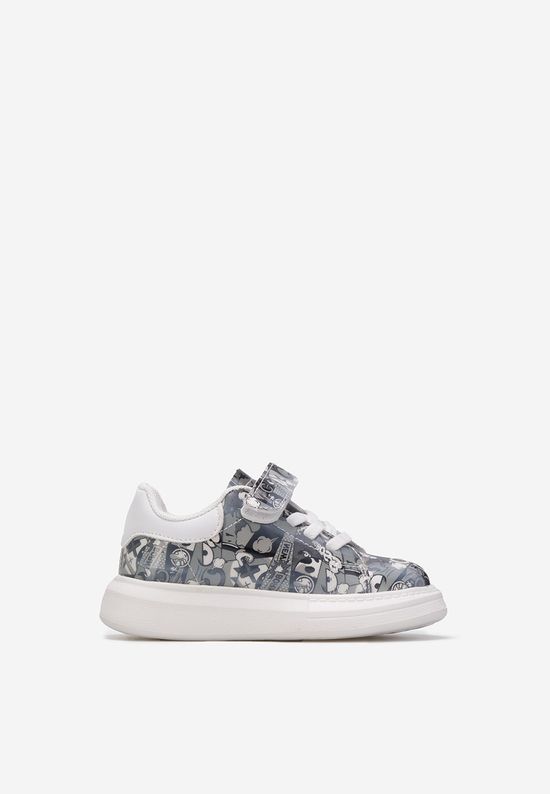 Sneakers copii negri Comics