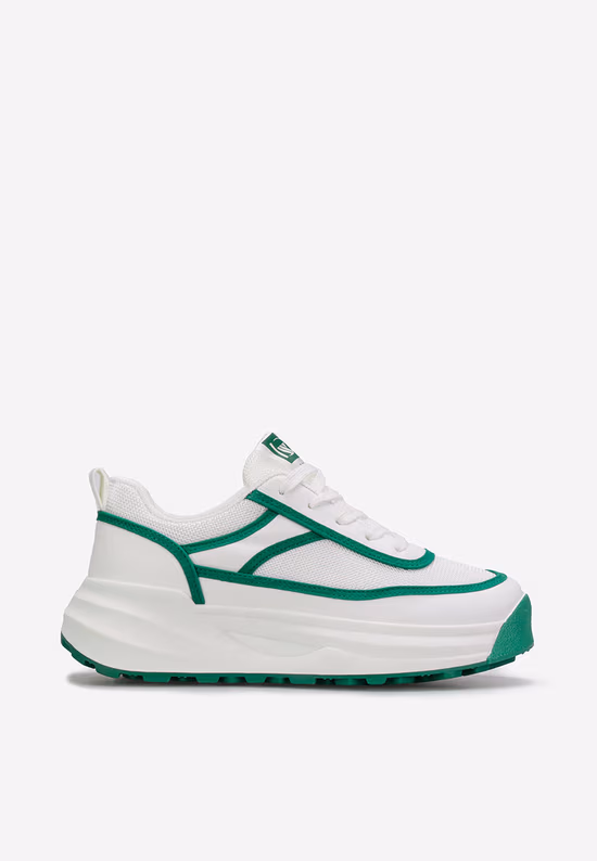 Sneakers dama Gilda albi V3