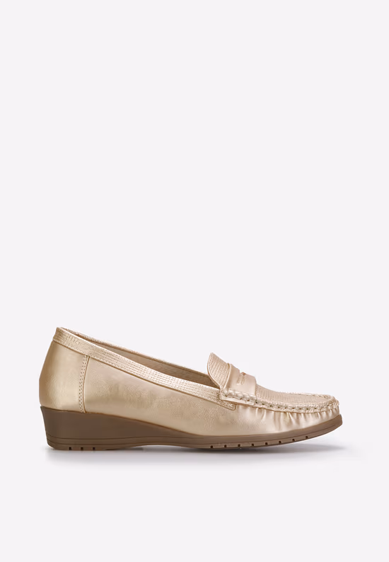 Mocassini donna oro Michaella