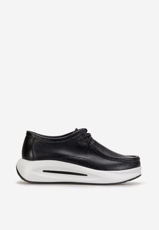 Mocasini dama piele Albeida V2 negri