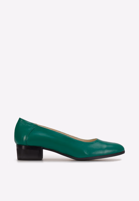 Pantofi dama piele Montremy verzi