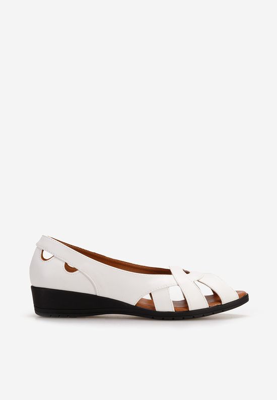 Ballerine donna bianche Marini