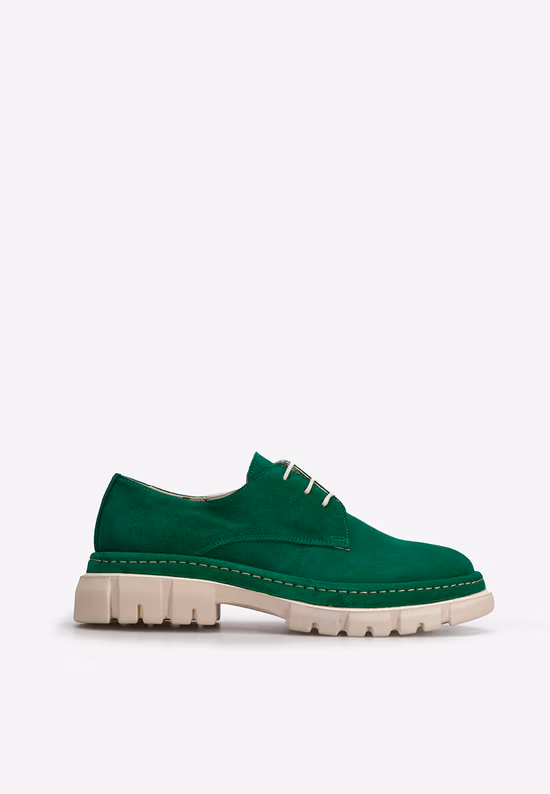 Pantofi casual dama piele Besania verzi