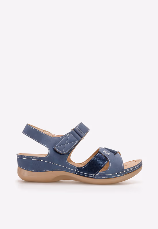 Sandale dama Anina navy