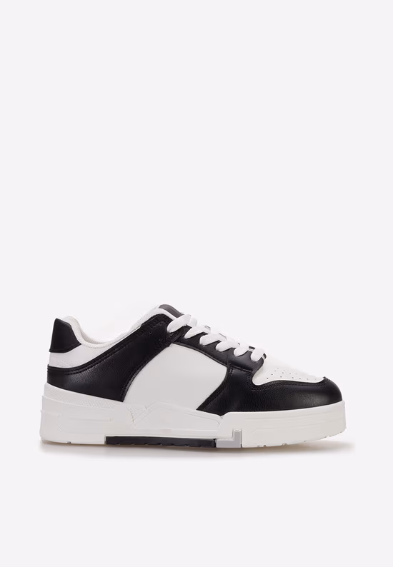 Μαύρα sneakers γυναικεία Saira