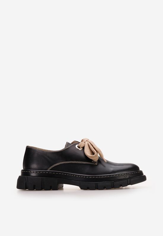 Scarpe casual donna in pelle nere Dasha V2