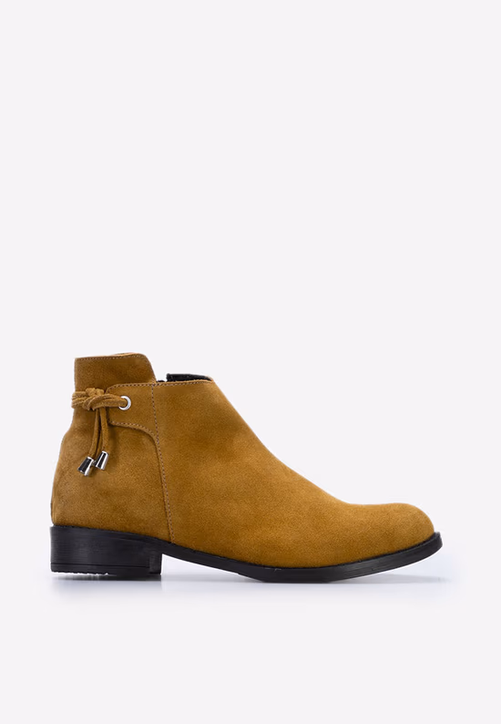 Ghete dama piele Dezara V3 camel