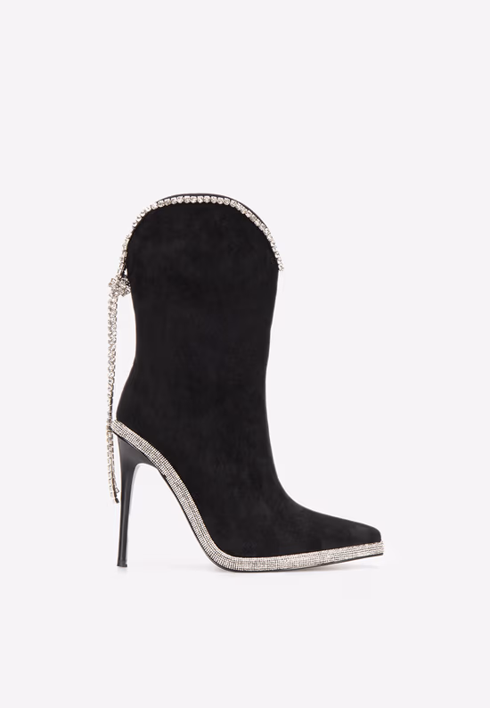 Botine elegante Zivina negre