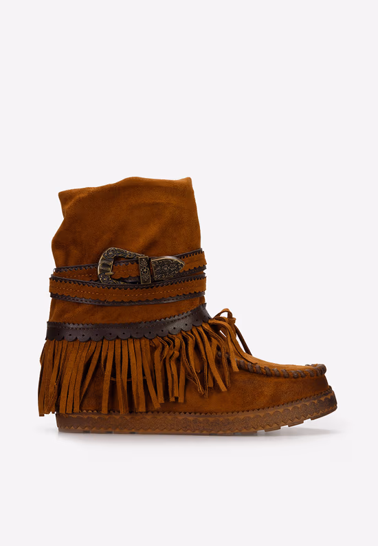 Cizme mocc Filin camel