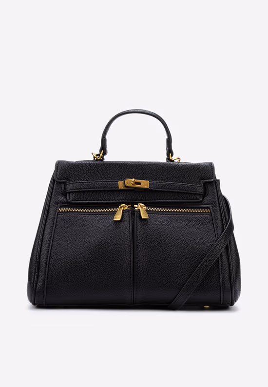 Geanta de mana dama Auburn neagra