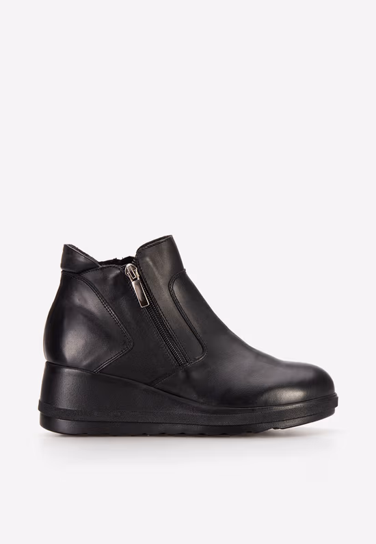 Ghete dama piele Paraisia negre