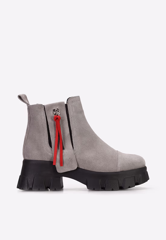 Ghete dama piele Endless V2 gri