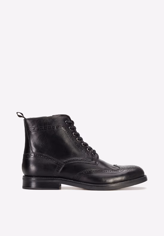 Bottines en cuir homme noires Adovin