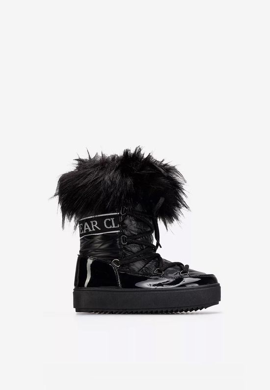 Bottes de neige fille noires Linela V2