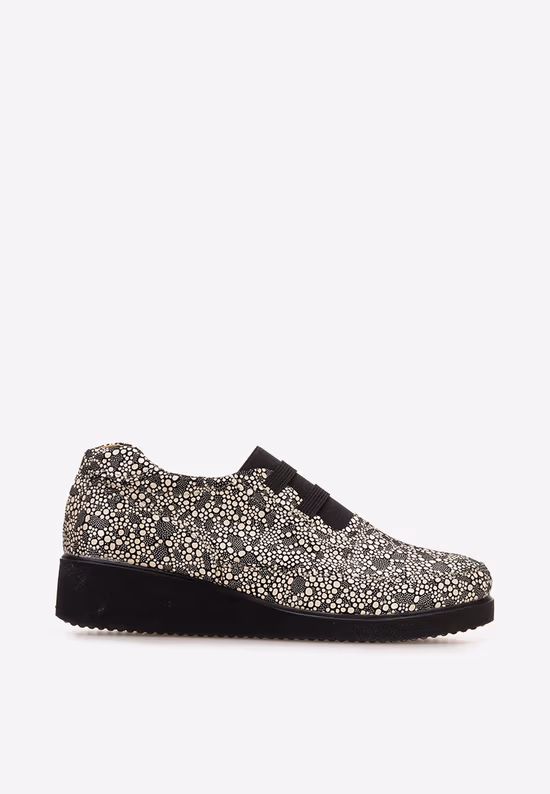 Pantofi casual dama piele Zelya multicolori