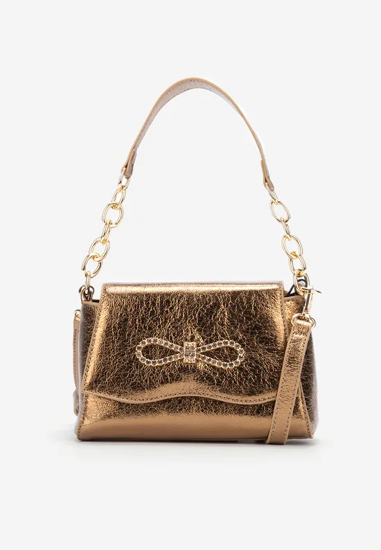 Sac porté épaule bronze Zaiya