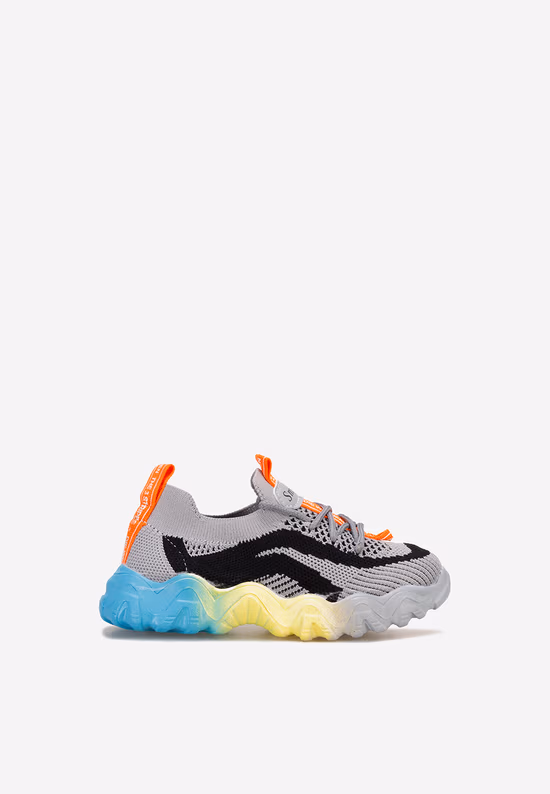 Sneakers baieti Zoollo gri