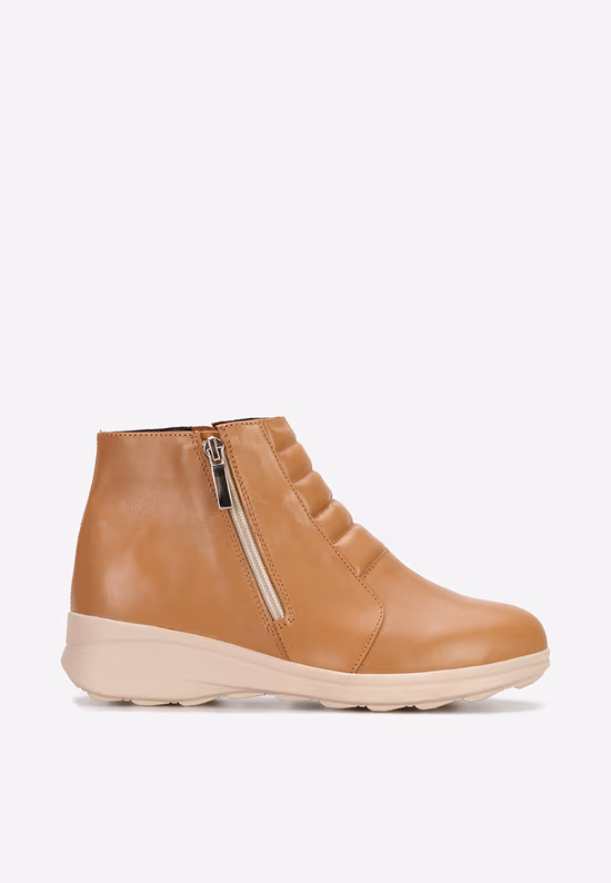 Ghete dama piele Soralia V2 kaki