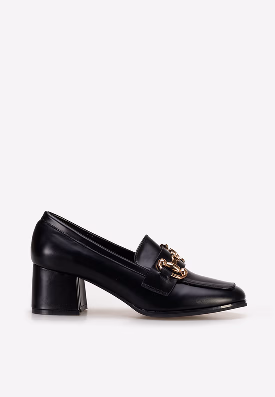 Mocassins loafers femme noirs Ixea