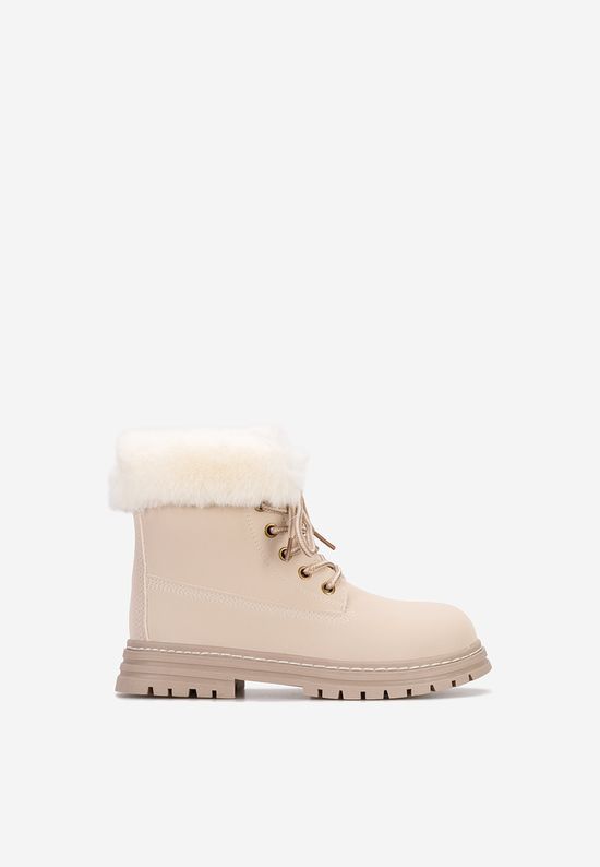 Bottines enfant beiges Nimble