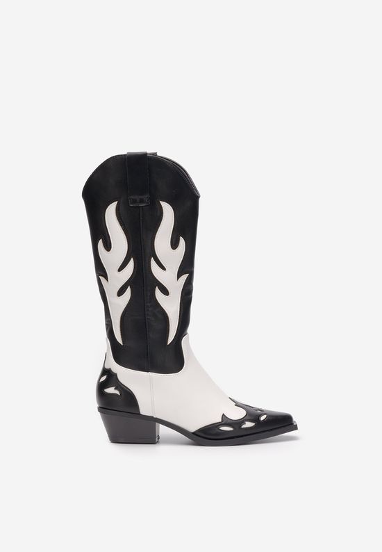 Cizme cowboy dama Celesta negre