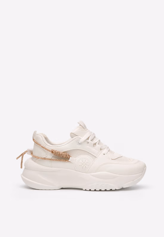 Λευκά sneakers γυναικεία Anouki