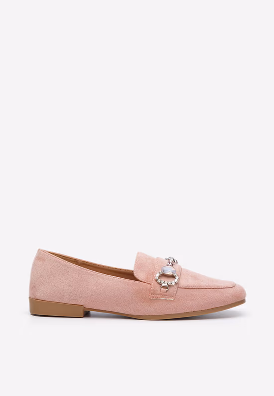 Mocassini loafer donna rosa Venea