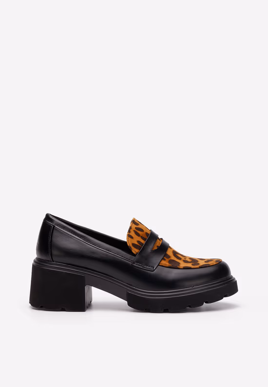Leopardie dámske mokasíny Naera V2