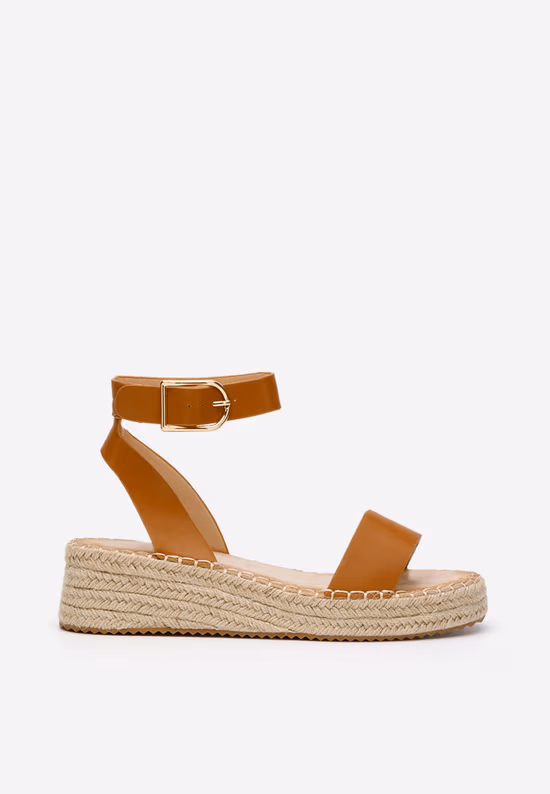 Sandale tip espadrile Veldia camel