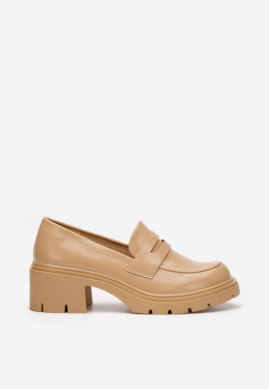 Bež ženski loaferji Naera V3