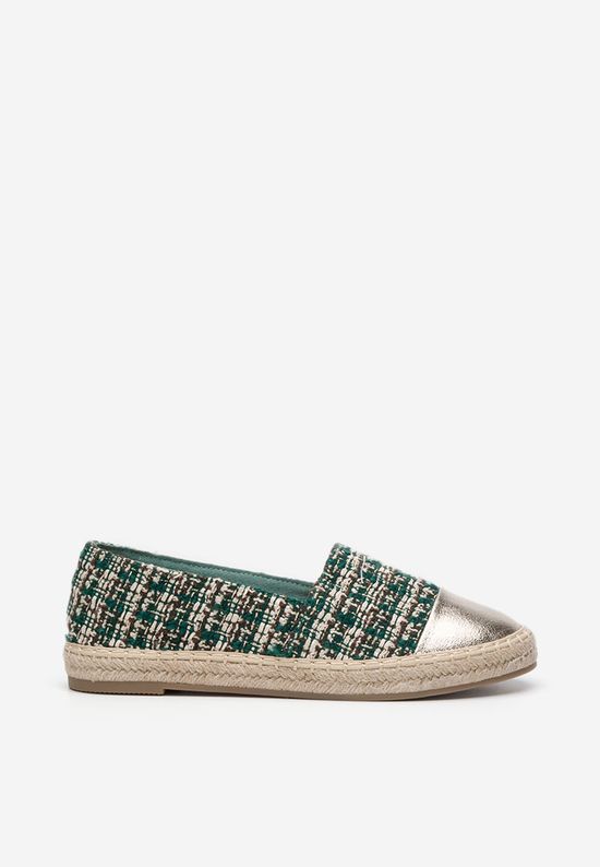Zelené dámske espadrilky Thalassa
