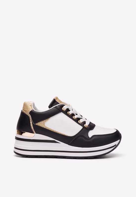Sneakers dama cu platforma Bienna negri