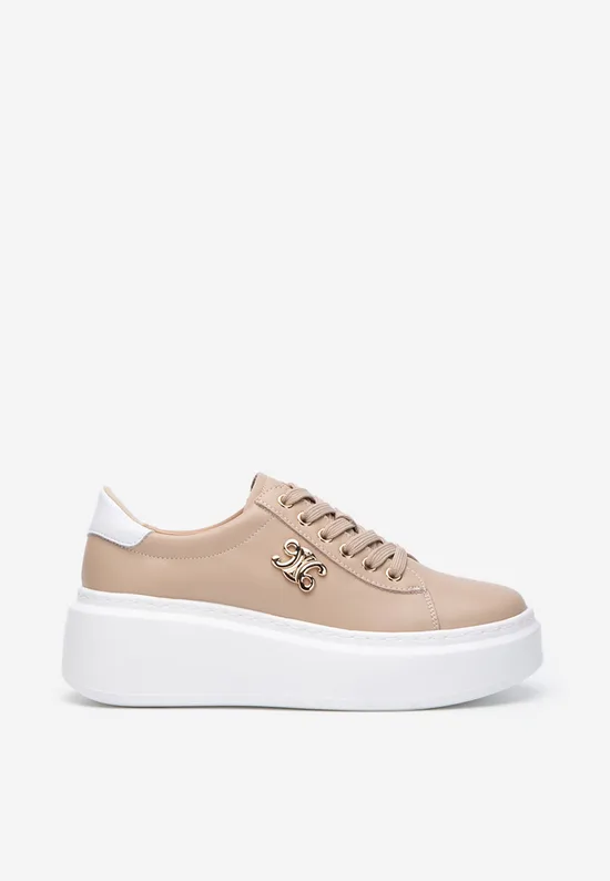 Sneakers cu platformă Caliana kaki