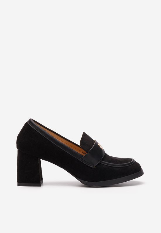 Mocassins loafers femme noirs Jonsia V2