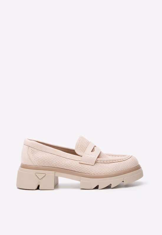 Mocasini dama Lerina V2 bej