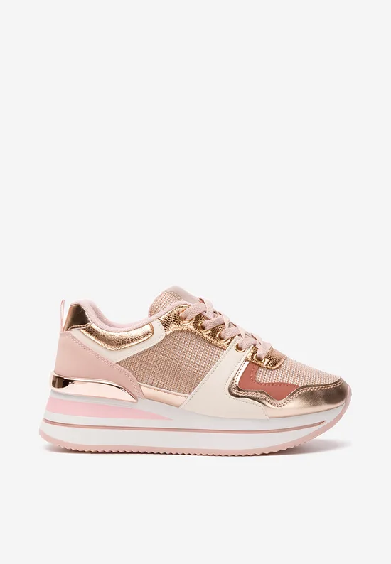 Sneakers cu platformă Daisie roz