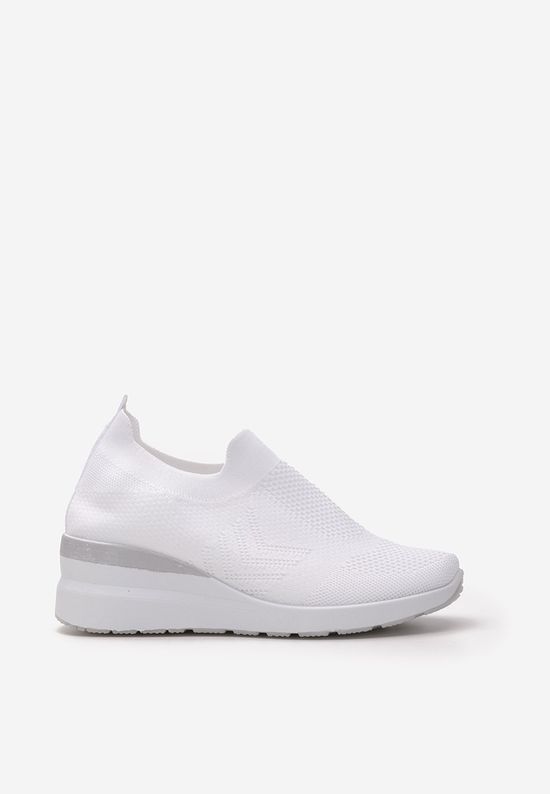 Sneakers cu platforma albi Boka