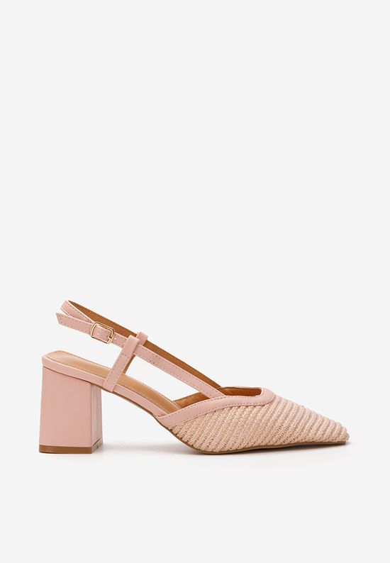 Pantofi slingback Triabela roz