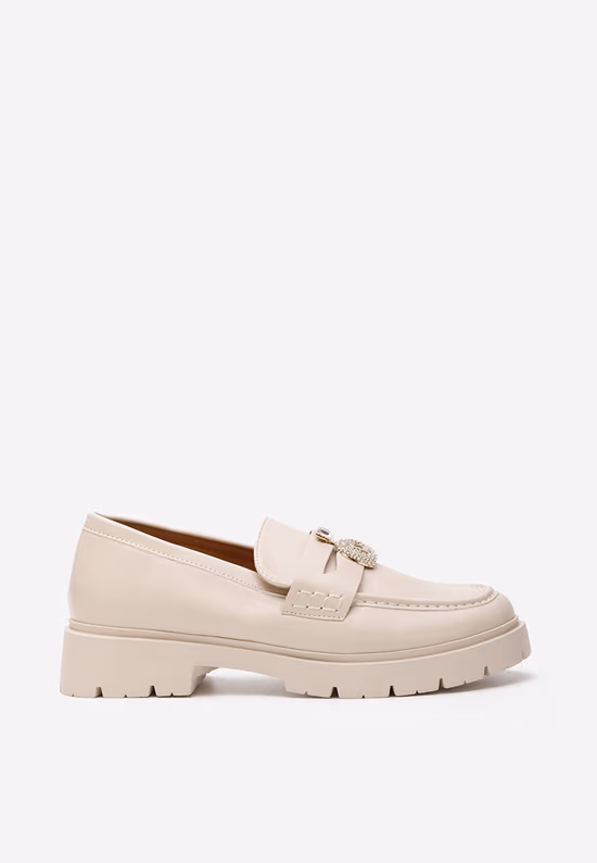 Mocassini donna beige Asuna V2