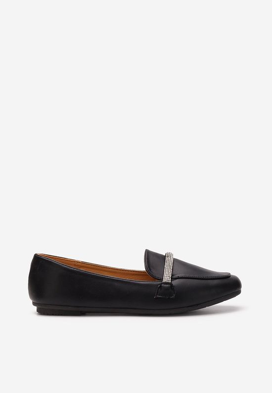 Fekete női loafer Carre