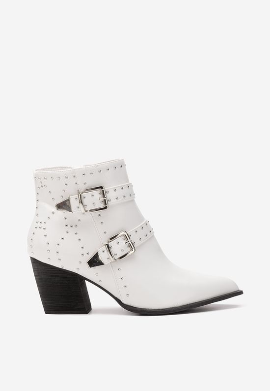 Stivaletti texani donna bianchi Hazara