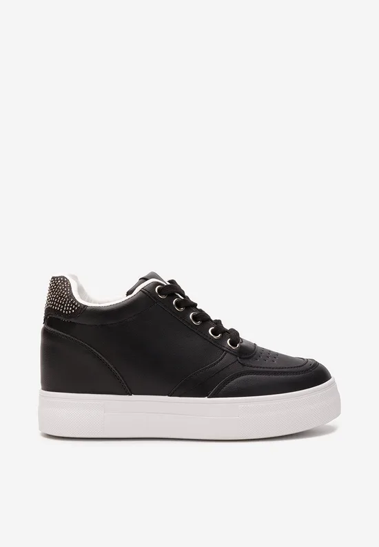 Sneakers cu platforma Grivina negri