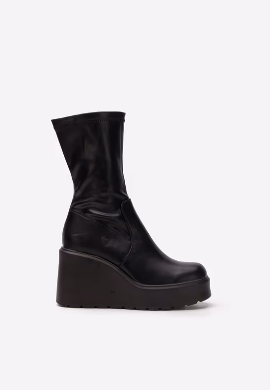 Bottines à plateforme noires Rozlin V2