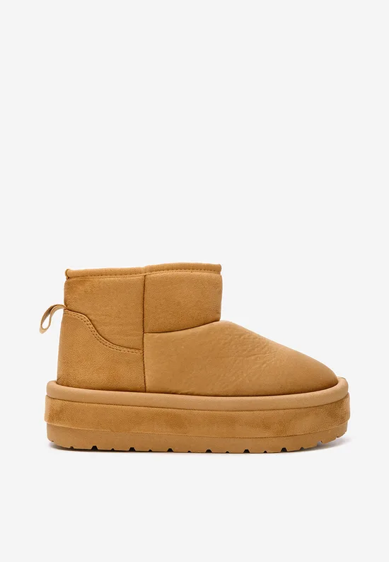 Cizme cu platformă Libby camel